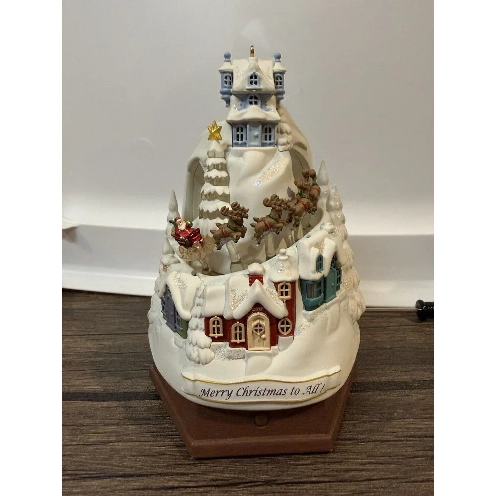 Vintage  Hallmark Keepsake Ornament  2012  Merry Christmas To All! QXG4501